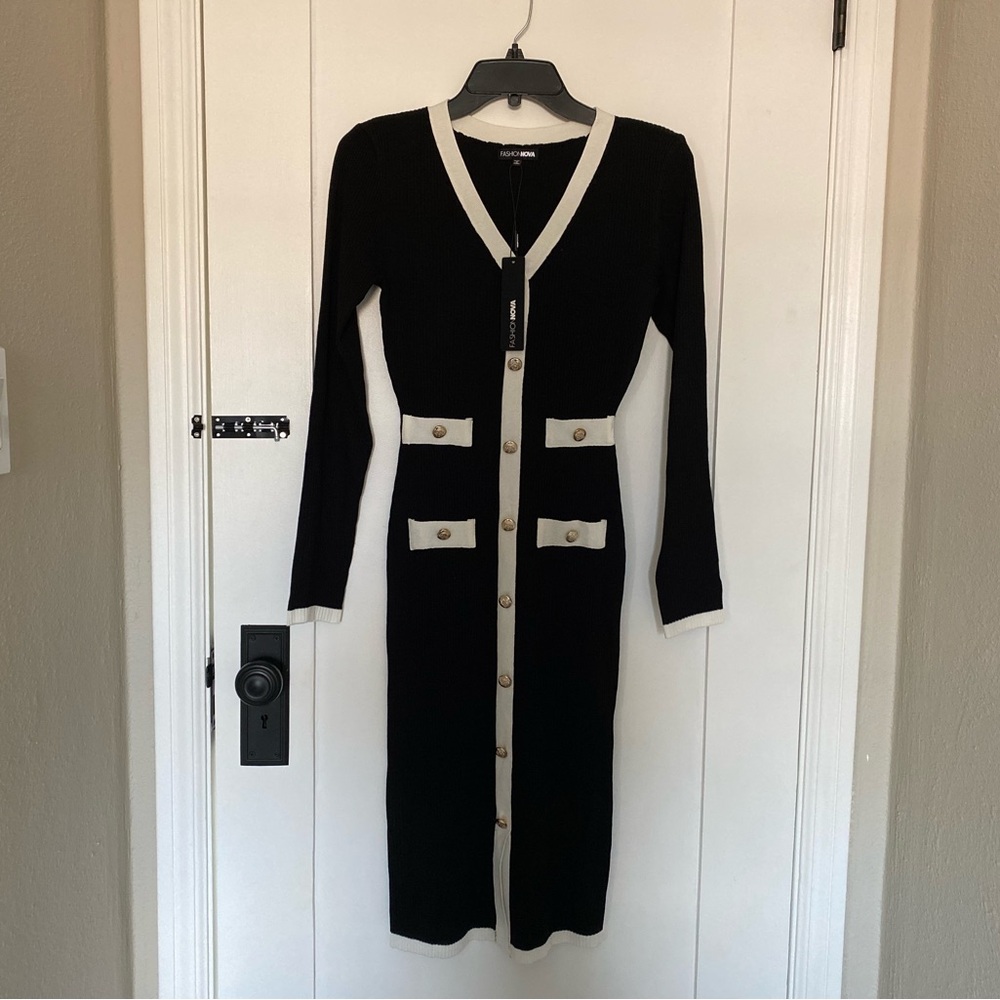 fashion nova long sleeve dress